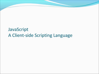 Scripting languages | PPT