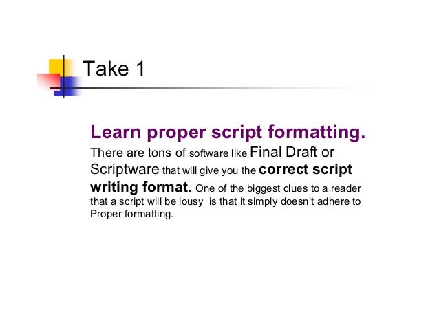 scripting to win