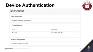 Copyright © 2015 ForgeRock, all rights reserved. 25
Device Authentication
 