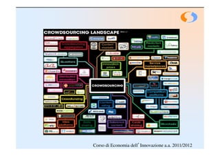 Corso di Economia dell’Innovazione a.a. 2011/2012
 