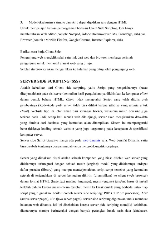 Client Side Scripting | PDF
