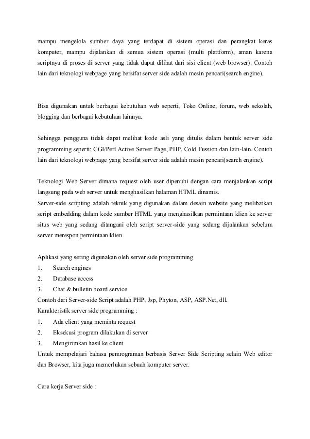 Client Side Scripting