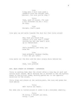 Perception Script Examples Script – Perception | DOCX
