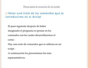 Script presentacion | ODP