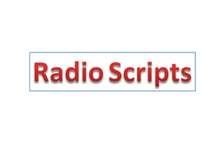 RadioScripts 