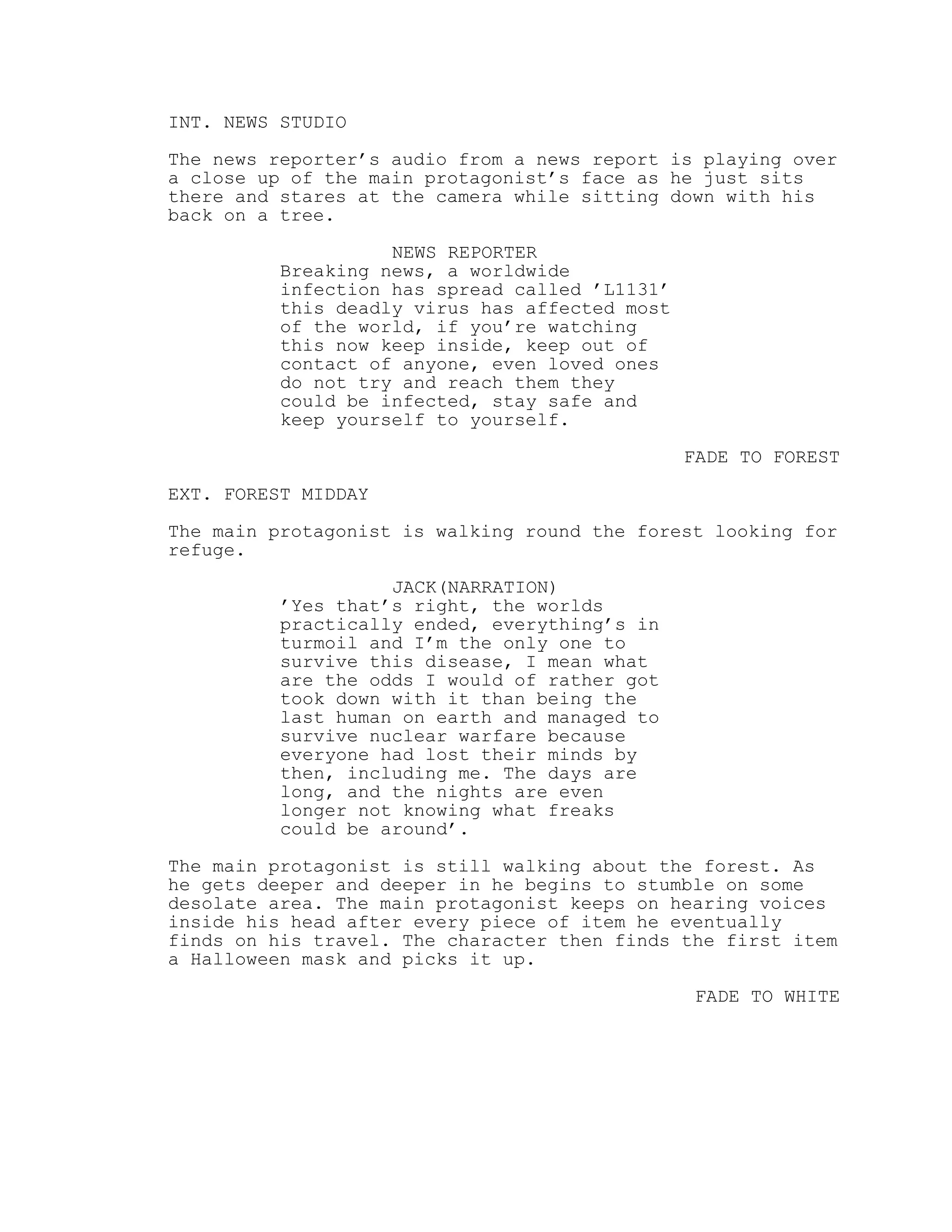 Script script for short film 3 | PDF | Drama | Genres