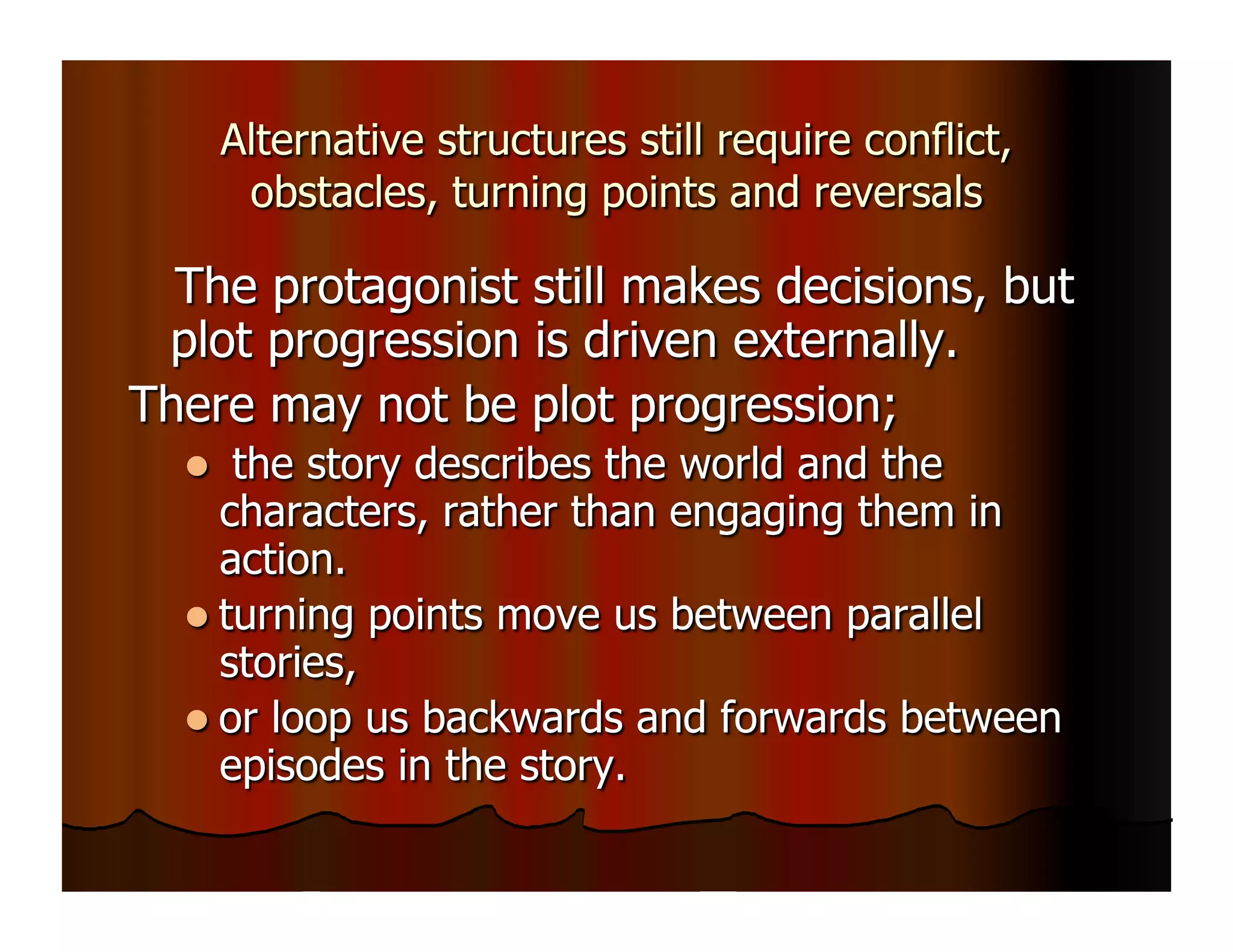 Script structure 120
