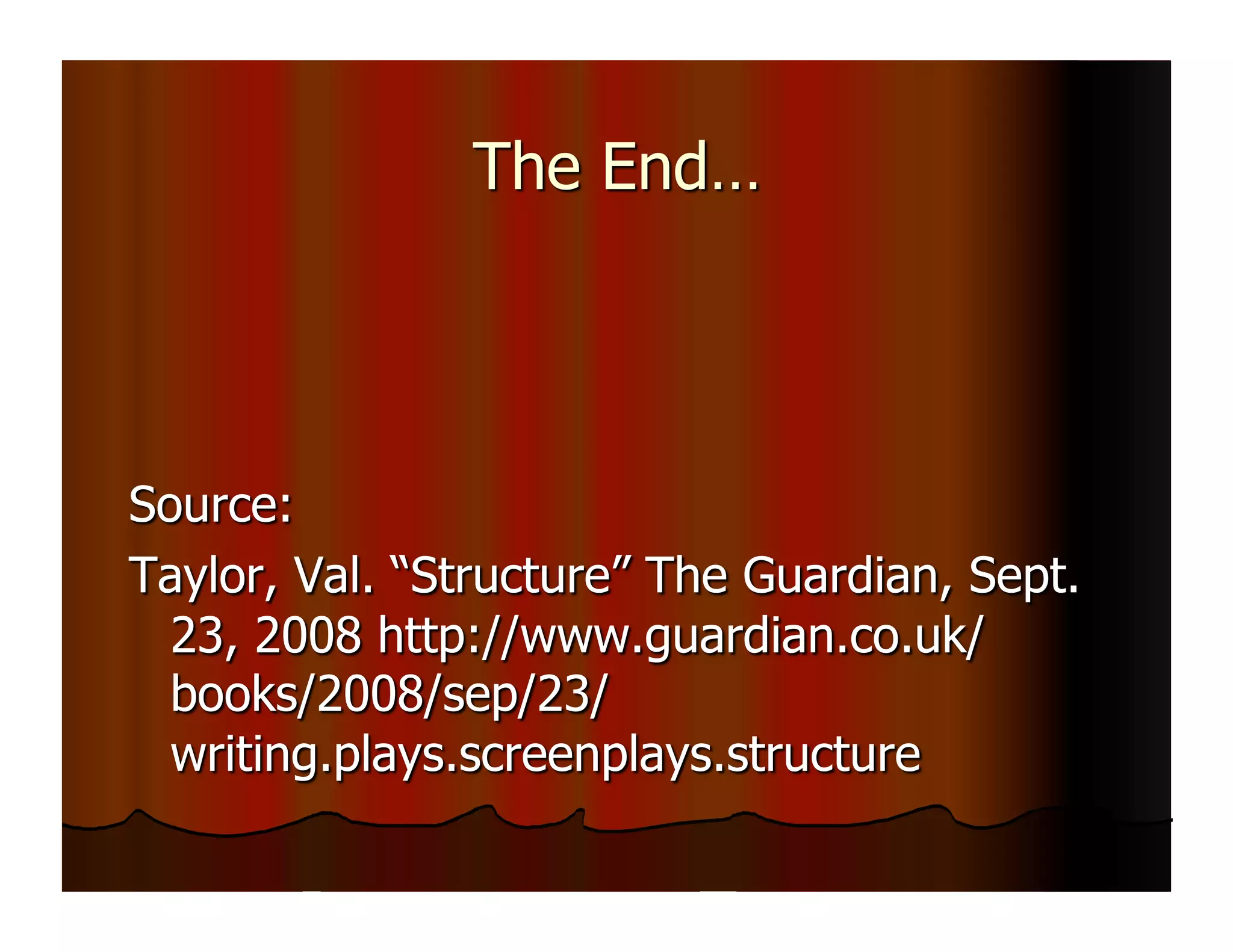 Script structure 120 | PPT