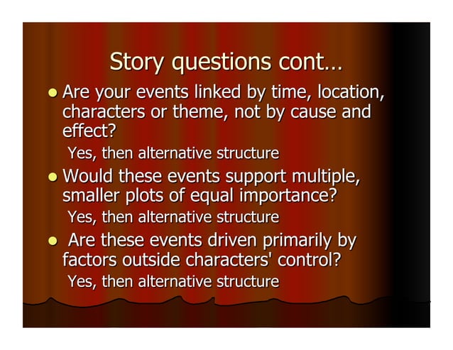 Script structure 120 | PPT