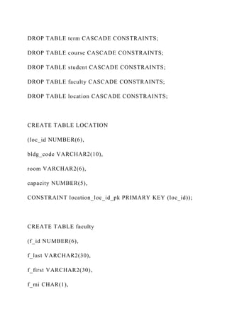 script to create NORTHWOODS database-- revised 8172002 JM .docx