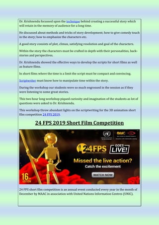 Script To Screen Brainstorming MAAC Workshop | PDF