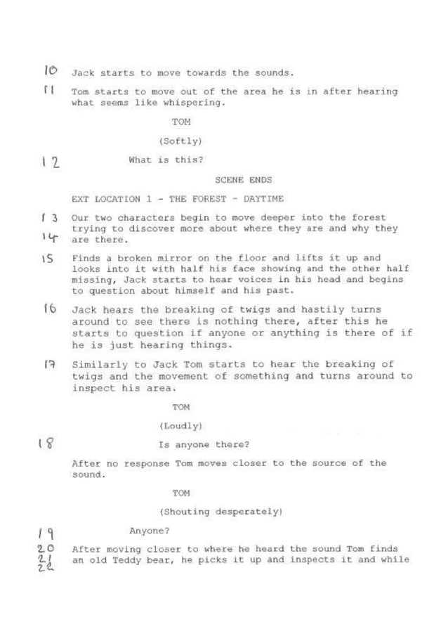 Script with shots from shooting script | PDF