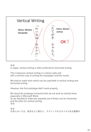 消滅危機言語のための書体開発 (A Typeface for Endangered Languages) script(Japanese ...