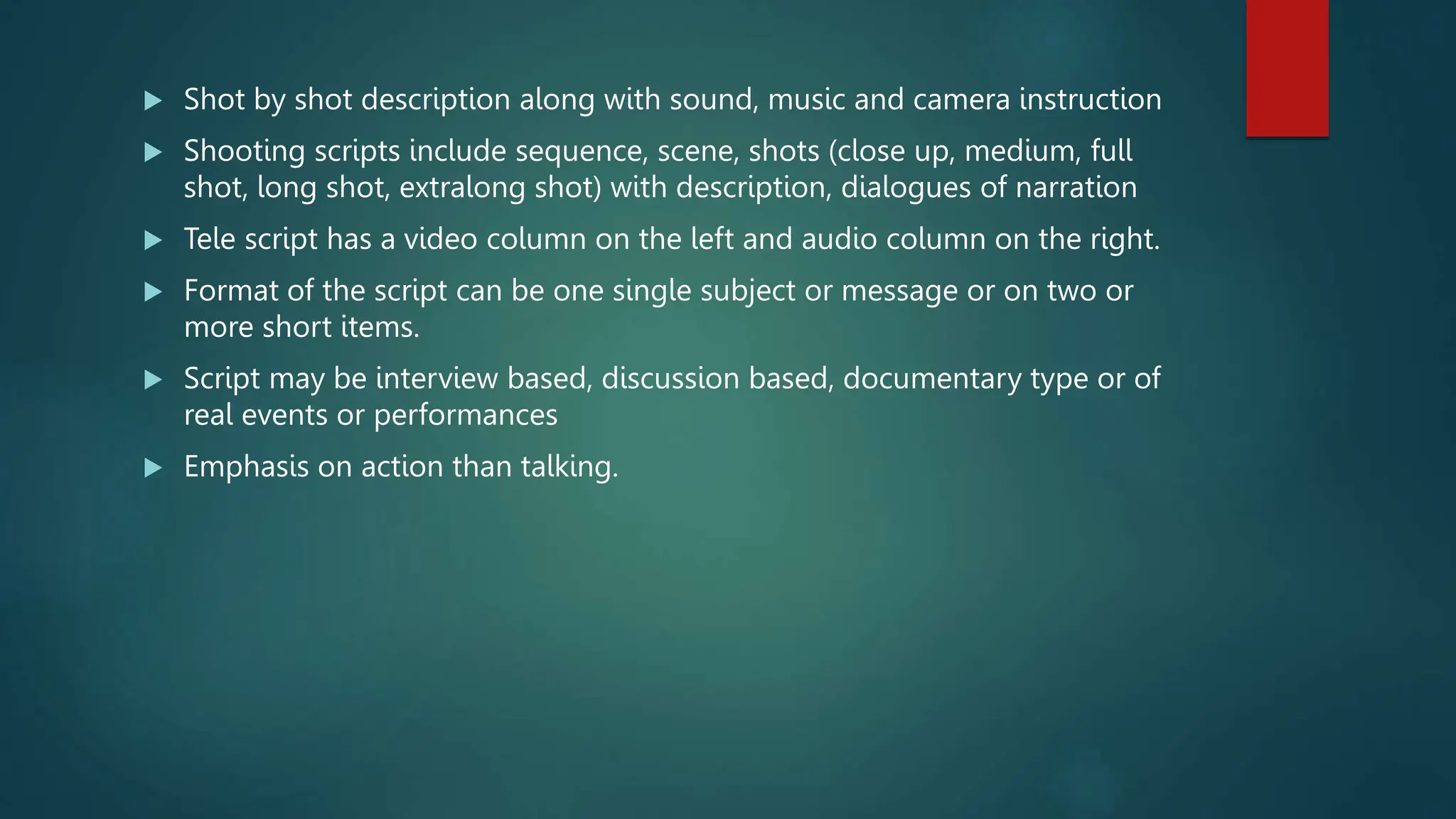 Script writing for Telecast (Television Script).pptx