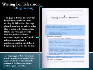 Script writing research powerpoint