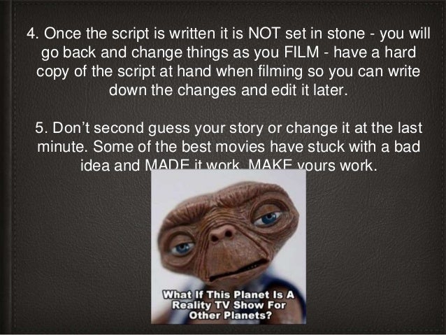 script writing work experience The bachelor of fine arts (screenwriting) is designed for those who have the of screenwriting through lectures, classes, film screenings, on-set experience and presenting work at a professional standard, giving and receiving constructive. script writing work experience The bachelor of fine arts (screenwriting) is designed for those who have the of screenwriting through lectures, classes, film screenings, on-set experience and presenting work at a professional standard, giving and receiving constructive.
