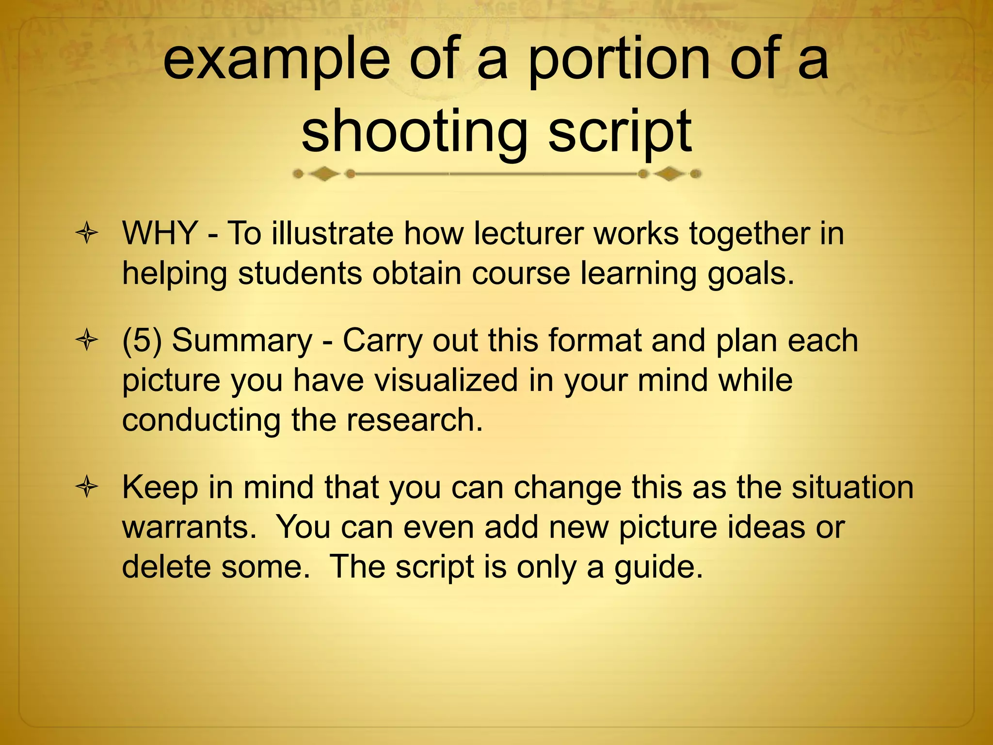 Scriptwriting & storyboarding simplified | PPTX