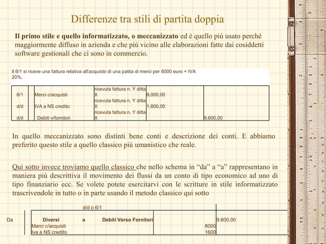 Scritture in partita doppia