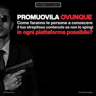 Scrivere blog post da killer