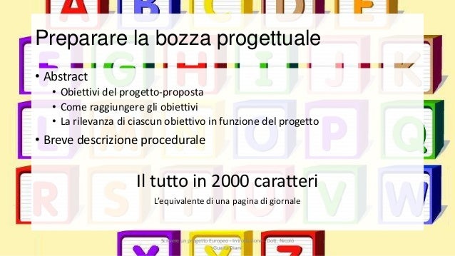 Scrivere Un Progetto Europeo