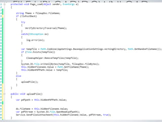 FILE UPLOADDOWNLOAD
         FLAWS




         28     Softwar S cur
 