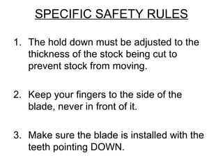 what are 10 safety rules to follow with a scroll saw? 2