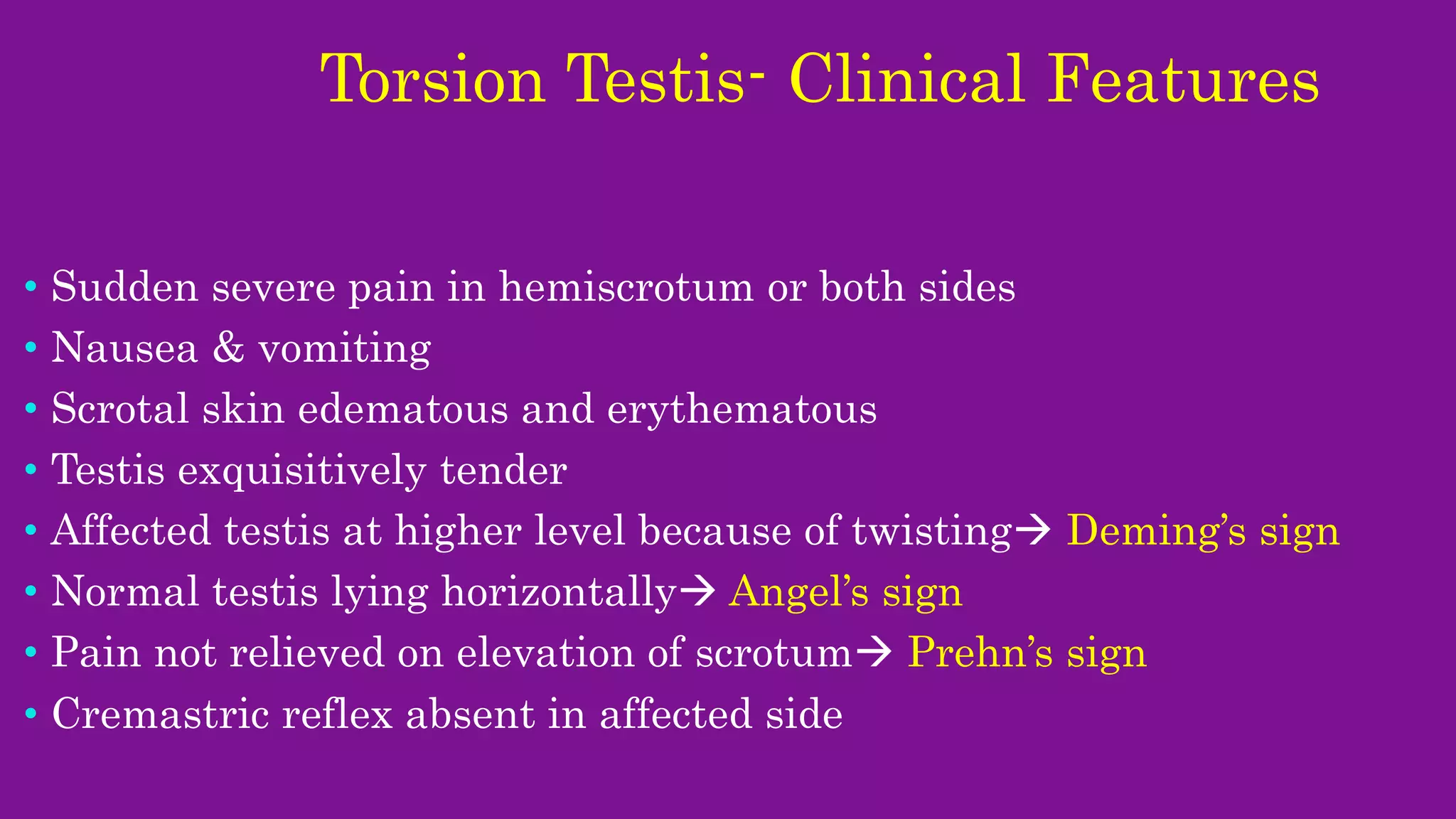 Scrotal swellings 2- Torsion Testis | PPTX