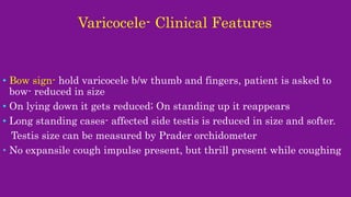 Scrotal swellings 4- varicocele