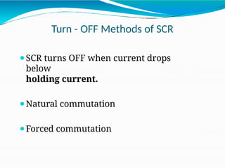 electronics silicon controlled rectifier | PPTX