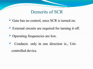 electronics silicon controlled rectifier | PPTX
