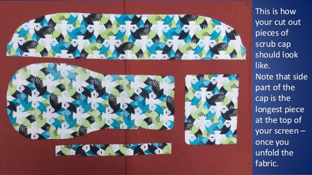Scrub Cap For Long Hair Printable Pattern And Diy Tutorial