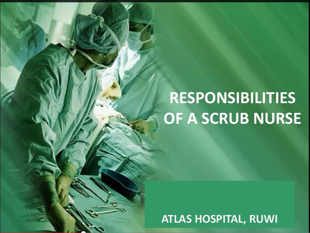 Scrub nurse