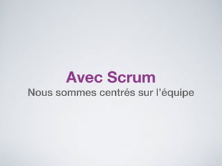 Les bases de Scrum