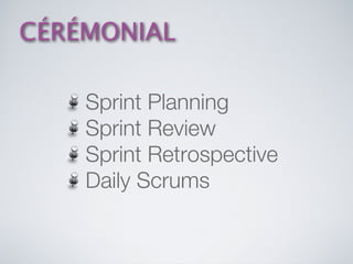 Les bases de Scrum