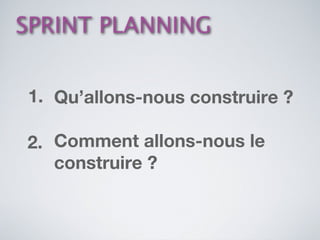 Les bases de Scrum