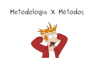 Metodologia X Métodos 