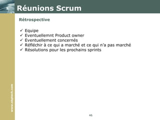 Utilisé comme méthodologie dans le livre : « Agile Software Developmenttwith SCRUM” par K. Schwaberet M.. Beedlle en 200125