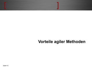 Vorteile agiler Methoden Seite    