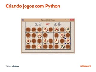 Criando jogos com Python




Twitter: @dump
 
