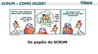 SCRUM – COMO FAZER?

Os papéis do SCRUM

 