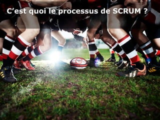 C’est quoi le processus de SCRUM ?C’est quoi le processus de SCRUM ?
6
 