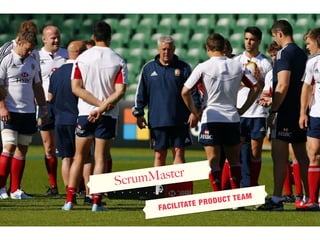 ScrumMaster
FACILITATE PRODUCT TEAM
 