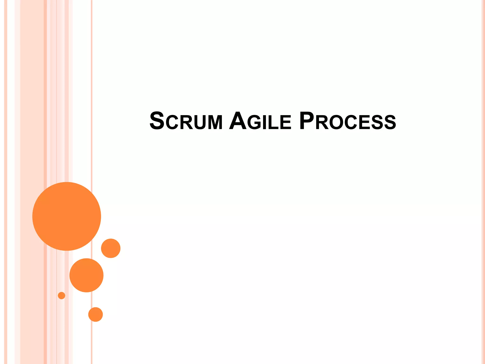 SCRUM AGILE PROCESS