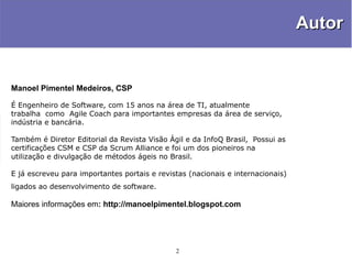 Scrum - Conceitos, Práticas e Experiências - Manoel Pimentel