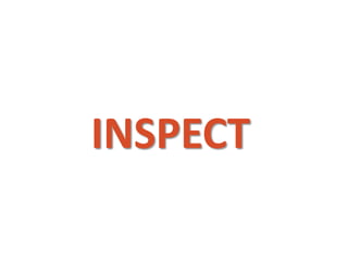 INSPECT
 