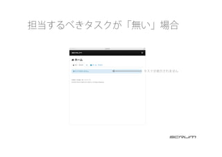 担当するべきタスクが「無い」場合
タスクが表示されません
 