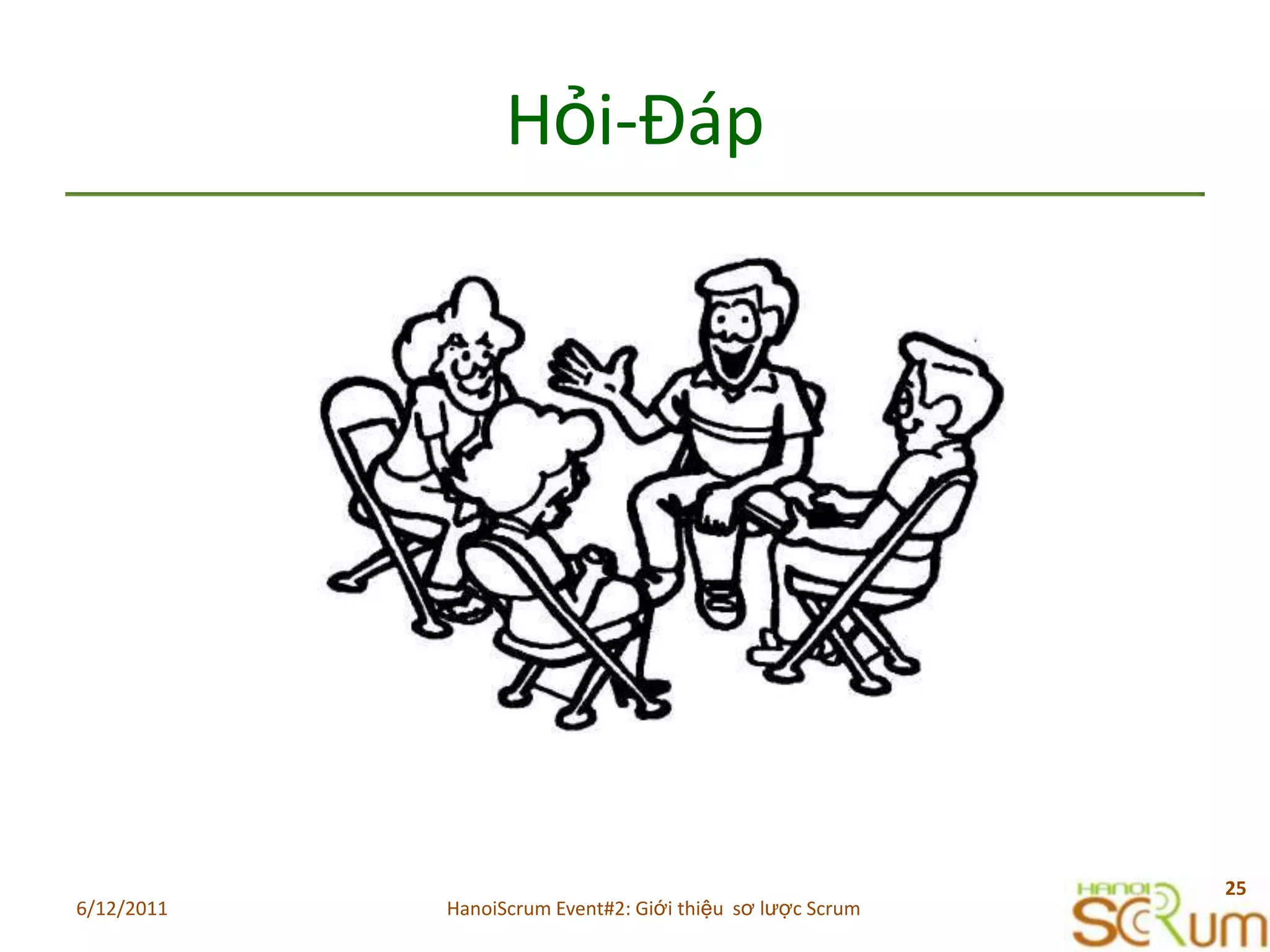 Hỏi-Đáp6/11/201125HanoiScrum Event#2: Giới thiệu  sơ lược Scrum