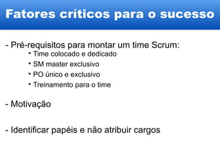 Scrum na Globo.com - Derrubando mitos - UPDATED