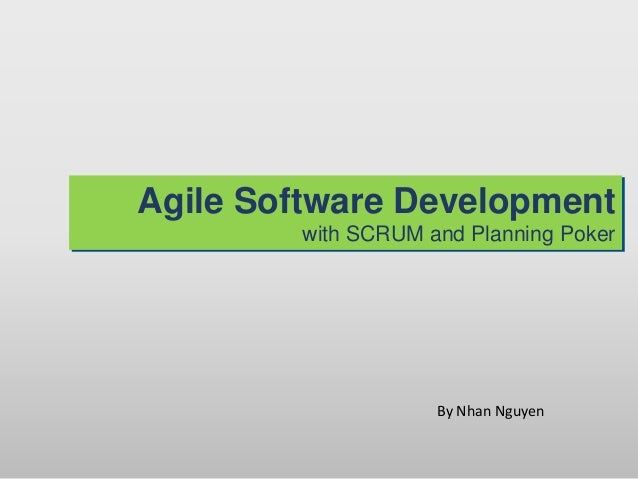 Planning poker in agile methodology framework Planning poker in agile methodology framework