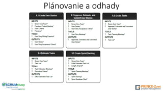 Plánovanie a odhady
 